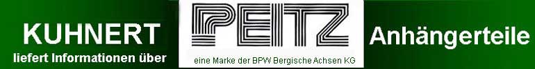 Peitz PKW Anhänger Teile Informationen für AVM44D von Kuhnert Göttingen